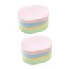 TOGEVAL 8pcs Facial Cleaning Sponges Random Color Makeup Removal Pads for Compact Face Wash Sponges for Daily Use Lightweight and Quick-drying Skin Care view 1