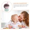 Baluue Manual Makeup Pencil Sharpener Angle Compact Design for Eyebrow and Eyeliner Pencils Portable Sharpener for School Use view 3
