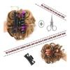 LPOCIKZADEC Messy bun Hair Piece, Secure Hair Bun Clip for Women - Updo Volumizer & Party Accessory,Hair bun Wig(Red) view 4