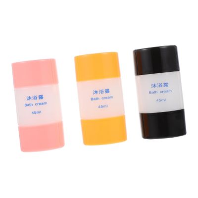 NIYANGLE 3pcs Cosmetic Dispenser Portable Toiletry Bottle Set Tsa Approved Travel Bottles Jars Material