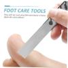 CALLARON 5Pcs Professional Foot Care Tool Set High Manganese Steel Pedicure Trimmers for Callus Removal Dry Skin Exfoliator for Feet Suitable for Home Use view 3
