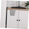 KALLORY 2pcs Material Hanging Storage Baskets for Rolling Cart Wall-mounted Small Box for Beauty Supplies Bathroom Storage Containers view 4