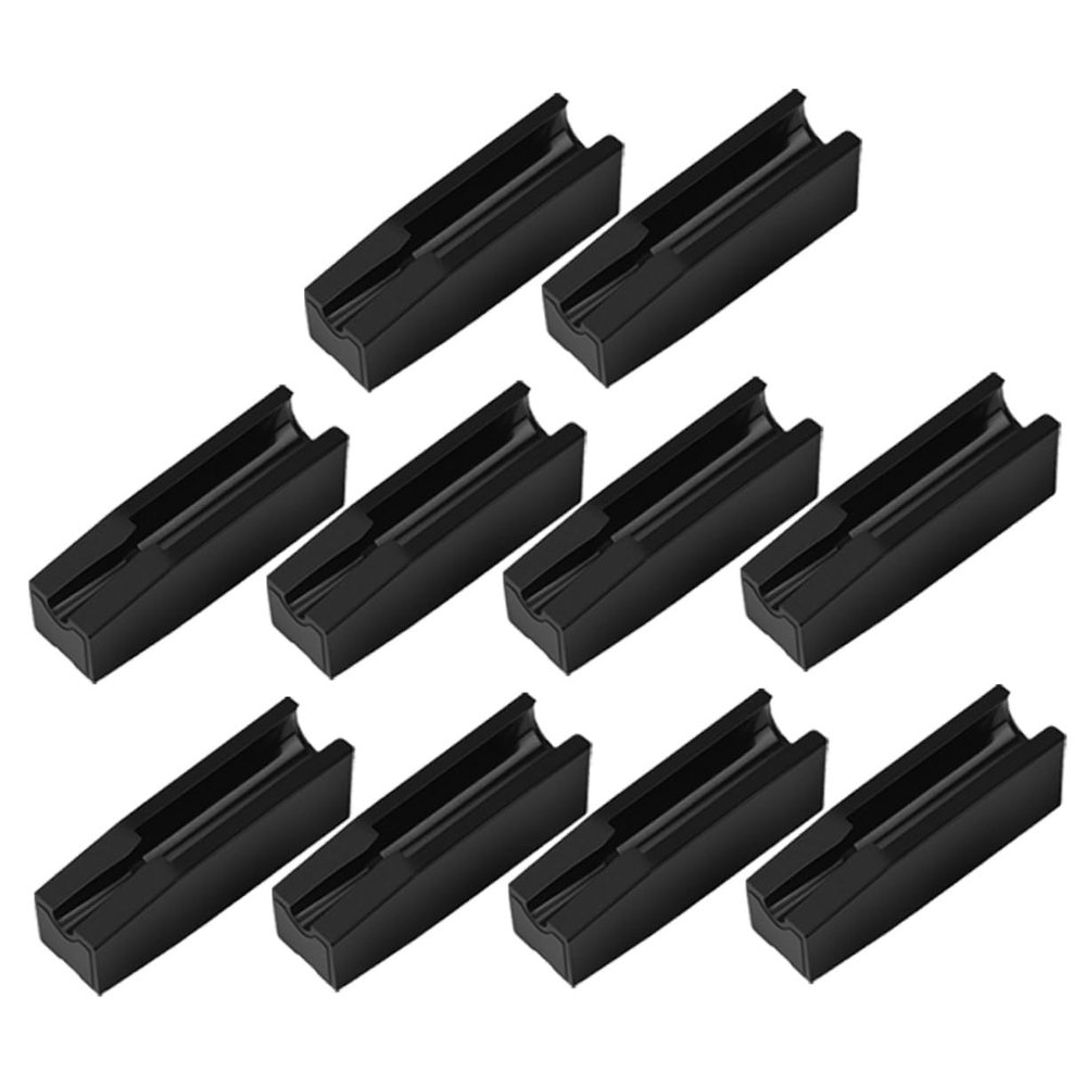 NIYANGLE 10pcs Brow Brush Tool Eyebrow Pencil Sharpener Cutting Duckbill Assistive Device Safe