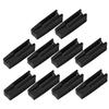 NIYANGLE 10pcs Brow Brush Tool Eyebrow Pencil Sharpener Cutting Duckbill Assistive Device Safe view 1