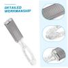 PartyKindom Portable Foot File Scrubber for Dead Skin Removal Dual-Sided Pedicure Tool for Smooth Feet Lightweight and Easy to Use view 4