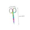 MERRYHAPY 3pcs Stainless Steel Eyebrow Scissors for Women Men Brow Tool for Shaping Trimming Comb Razor view 2