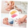 Happyyami 2pcs Hand Massage Brush Nail Brush for Cleaning Gentle Exfoliating Pedicure Supplies Nail Care view 3