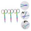 Happyyami 3pcs Eyebrow Trimmer Scissors Eyebrow Shears Stainless Steel for Grooming Lightweight Portable view 4