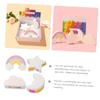 KOMBIUDA Rainbow Explosion Shower Bombs Set 4Pcs Skin-Friendly Bombs Essential Oils for Relaxing Bubble Bath for Personal Spa view 2