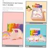 KOMBIUDA Rainbow Explosion Shower Bombs Set 4Pcs Skin-Friendly Bombs Essential Oils for Relaxing Bubble Bath for Personal Spa view 3