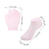 PACKOVE 2pairs Gel Moisturizing Socks and Gloves Overnight Hydration Elasticity Nonslip Honeycomb Bottom for Spa and Travel view 2