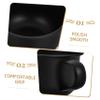 FOMIYES Men's Shaving Bowl Stylish Marble Shaving Soap Cup Shave Wash Bowl Easy-grip Handle view 3