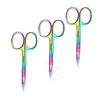 Baluue 3pcs Professional Eyebrow Scissors Mens Brow Shaping Scissors Brow Trimming Tool view 1