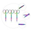 Baluue 3pcs Professional Eyebrow Scissors Mens Brow Shaping Scissors Brow Trimming Tool view 3