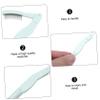 TOGEVAL Stainless Steel Foldable Eyelash Comb 2-Piece Makeup Tool for Women Portable Eyelash Grooming Brush Protective Case Random Color view 4