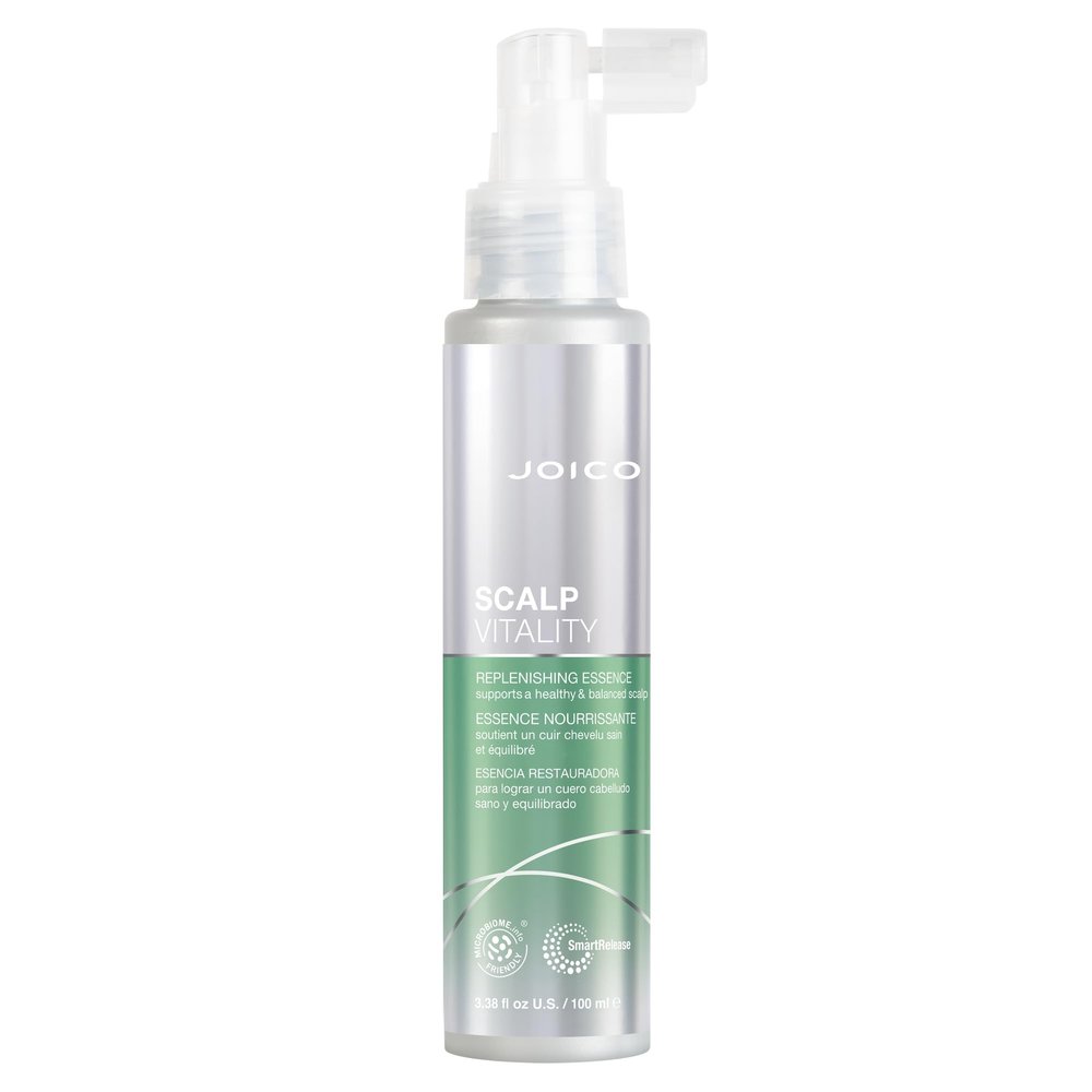 Joico Scalp Vitality Replenishing Essence | Supports A Healthy & Balanced Scalp | For Dry, Tight and Itchy Scalp | Hydrate & Nourish | Leaves Scalp Replenished & Calm | Cooling Sensation | 3.38 Fl Oz