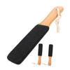 ELAYARD 3pcs Foot Exfoliator Silicon Carbide Foot Scrubber Dead Skin Remover Beech Handle for Smoother Healthier for Callus Removal and Care view 1