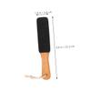 ELAYARD 3pcs Foot Exfoliator Silicon Carbide Foot Scrubber Dead Skin Remover Beech Handle for Smoother Healthier for Callus Removal and Care view 2