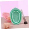 Beatifufu 3PCS Silicone Makeup Brush Cleaning Pads Rinsing Cushion Portable Cleansing Mat for Cosmetic Brushes for Beauty Tools and Blender Sponges view 4