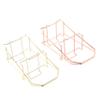 Healeved 2pcs Gold Plated Double Layer Beauty Egg Storage Rack Makeup Powder Puff Holder Rotating Makeup Organizer Stand view 1