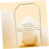 Healeved 2pcs Gold Plated Double Layer Beauty Egg Storage Rack Makeup Powder Puff Holder Rotating Makeup Organizer Stand view 3