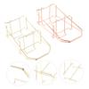 Healeved 2pcs Gold Plated Double Layer Beauty Egg Storage Rack Makeup Powder Puff Holder Rotating Makeup Organizer Stand view 4