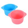 BIUDECO 2pcs Silicone Wax Warmer Bowl - Waxing Container Non-stick Reusable Liner for Hair Removal Easy Demolding and Cleaning and Colors view 1