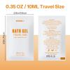 BFZMSLY 200 Pack Travel Size Body Wash Packets Bulk (0.35oz, White Tea Scent)  Mini Individual Pack TSA Approved Toiletries for Guest Body Wash for Hotels, Airbnb, Travel & Hospitality view 2