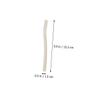 FOYTOKI Eyebrow Knife Trimmer Shaver 3pcs Set Portable Makeup Tool Light Compact view 2