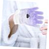 HAKIDZEL 2pairs Lavender Paraffin Wax Therapy Cover Kit for Hand and Feet Care Lightweight Wax Gloves and Foot Covers for Home Use and Beauty Salons view 3