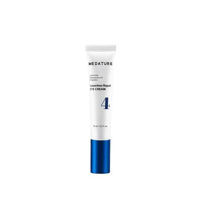 Medature Luxurious Repair Eye Cream 4 with Ceramide 3, Peptides, Macadamia Oil & Panthenol, Anti-Aging, Treats Fine Lines and Wrinkles, Sensitive Skin Safe
