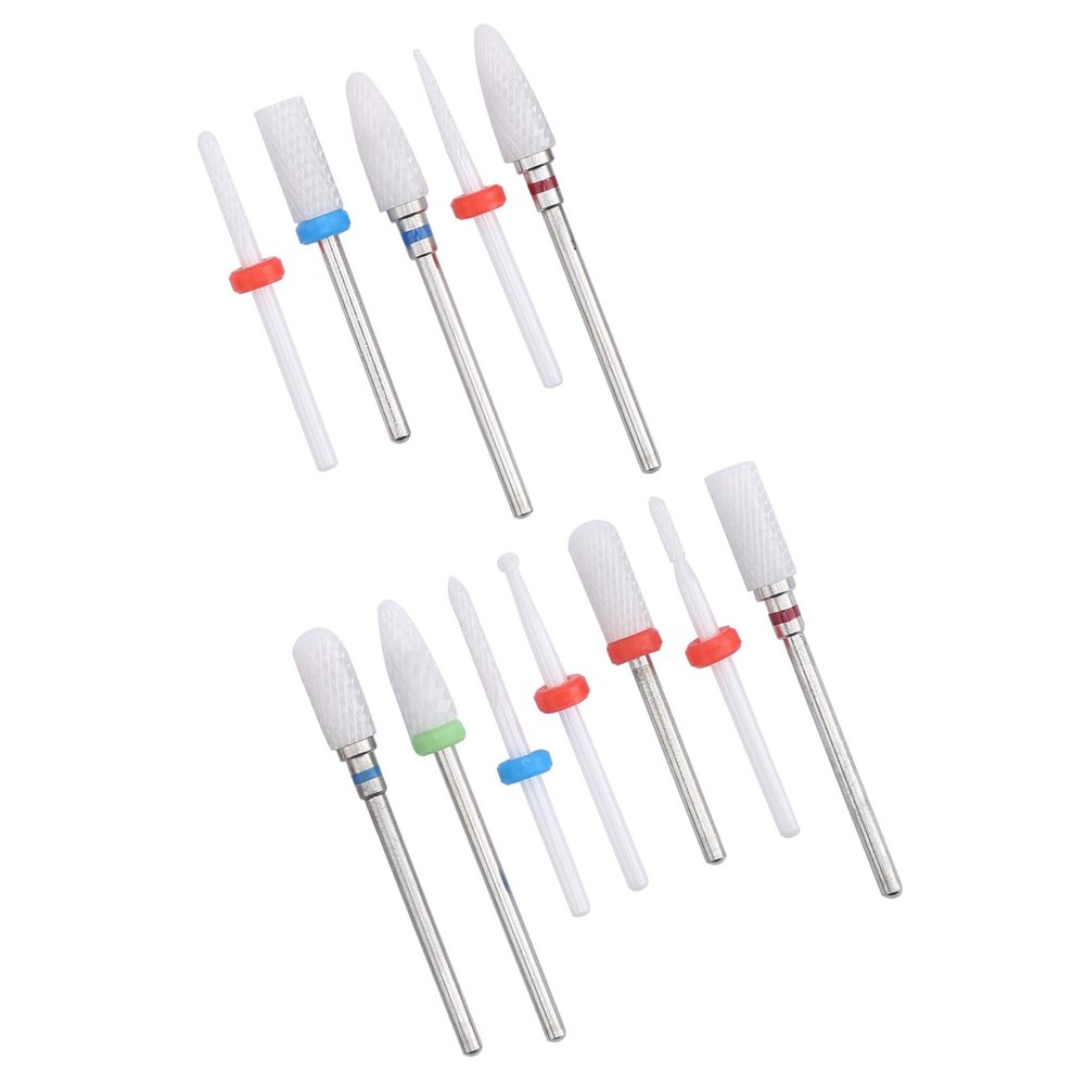12pcs Ceramic Grinding Drill Bit Maintains Sharpness Stainless Steel and Ceramic Drill Bit Grinder