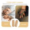 HAPINARY 2pcs Nail Cleaning Brush Fingernail Brush Stiff Bristles for under Nail Cleaning Ergonomic Design for Easy Use view 4