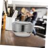 PartyKindom 1pc Wet Shave Cup Shaving Foam Container Lidded Bubble Bowl Sturdy Shaving Soap Holder Practical for Home Salon Use view 2