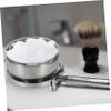 PartyKindom 1pc Wet Shave Cup Shaving Foam Container Lidded Bubble Bowl Sturdy Shaving Soap Holder Practical for Home Salon Use view 3