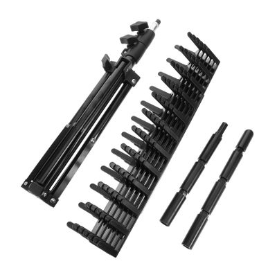 HONMEET Height Adjustable Hair Braiding Rack Stand Durable Freestanding Hair Divider Tool for Easy and Separation for Home and Salon Use