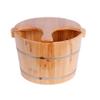 Bucket for Foot Bath,Sauna Accessories Sauna Bucket Water Bucket,Handmade Wooden Footbath Tubs,Foot Relaxing Barrel Present to Pursue Happiness view 1