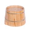 Bucket for Foot Bath,Sauna Accessories Sauna Bucket Water Bucket,Handmade Wooden Footbath Tubs,Foot Relaxing Barrel Present to Pursue Happiness view 3
