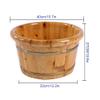 Natural Wooden Footbath Bucket,27Cm Wooden Foot Basin for Home,Spa Age Foot Bucket,with Lid with AGER Foot Bath Bowl,Natural Thicken Foot Basin view 2