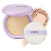 LIPHIP Blur Powder Pact - Pressed Powder Compact with Mirror and Puff Makeup Setting, Blurs Fine Lines & Imperfections, All Day Wear, Perfect for On The Go, Face Sebum Oil Control (03.Natural, One) view 1