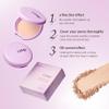 LIPHIP Blur Powder Pact - Pressed Powder Compact with Mirror and Puff Makeup Setting, Blurs Fine Lines & Imperfections, All Day Wear, Perfect for On The Go, Face Sebum Oil Control (03.Natural, One) view 3
