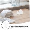 Ipetboom Acrylic Heart Nail Art Palette 1 Piece Portable Mixing Tray for Gel Polish for Nail Salons and Home Use view 3
