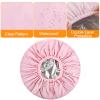 2 PCS Double Layer Hair Processing Caps, Reusable Adjustable Deep Conditioning Cap for Home Salon Use Hair Dyeing and Hot Oil Care(Pink Series) view 3