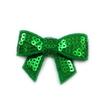 20Pcs 5cm DIY Shiny Sequin Bows Knot Fashion Applique Bows For Hair Accessories (20Pcs Red, With No Clip) view 3