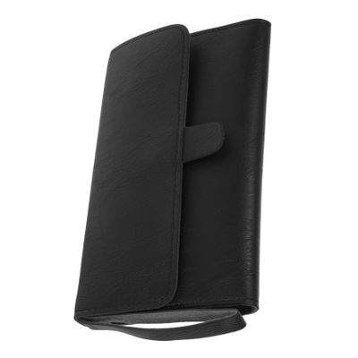PartyKindom Compact Barber Kit Scissor Holder Stylist Case Salon Tray Barber Suitcase Scissor Organizer Hair Styling Tool Pouch