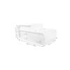 Alipis Practical Makeup Storage Tower Organizer with Transparent and Partitions for Skincare Product Organization Sturdy Cosmetics Organizer for Countertop Use view 2