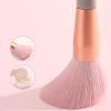 13pcs Makeup Brushes Set, Pink Synthetic Fiber Wooden Handle Portable with Bag Face Makeup Brushes, Blush Makeup Brushes Set view 2