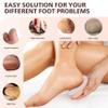 BALUCA Glass Foot File Callus Remover for Feet - Nano Glass Foot Scraper Scrubber Dead Skin Removal for Cracked Heels,Professional Pedicure Tool for Home, Salon, and Travel (Apricot) view 2