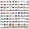 104 PCS Monster Truck Temporary Tattoos for Kids Party Supplies, Individually Wrapped Monster Truck Fake Tattoos Temp Tattoo Stickers for Boys Girls Birthday Party Favors Decorations Activities view 2