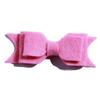 10Pcs Felt Hair Bow Accessories, 9.2 cm, Non-Woven Fabric For Headbands (10Pcs Pink, With Clip) view 1
